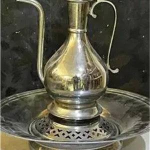 آفتابه لگن برنجی قدیمی دکوری تزیینی آنتیک آنتیک