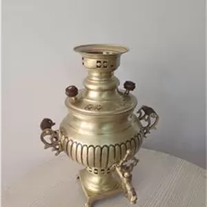 سماور برنجی 3لیتری آنتیک شده