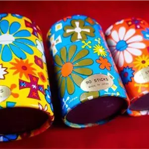 کبریت قدیمی استوانه ای ژاپنی (توضیحات)