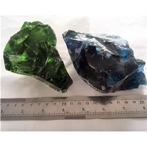 سنگ ابسیدین قدیمی آبی و سبز کمیاب