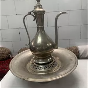 آفتابه لگن برنجی روسی دومهر