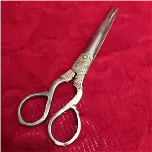 قیچی زیبایه قلم فولاد قاجاری