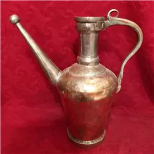 آفتابه بزرگ مسی کهنه بکرقاجاری