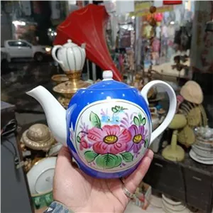 قوری گلسیب قلم آبی طرح گردنر روس 