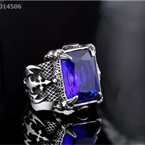 انگشتر آلوین آبی