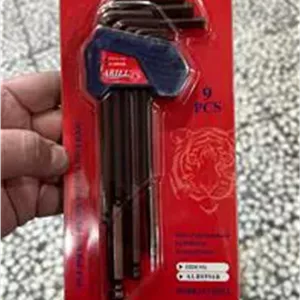 ست آلن کارتی ته گرد 9 عددی آلیاژ S2 آریل