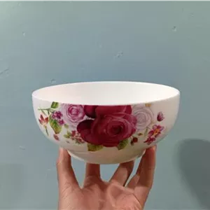 تک کاسه نایاب گل سرخی چینی اورجینال در حد نو