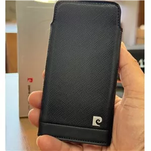 کیف یا کاور گوشی چرم طبیعی pierre cardin