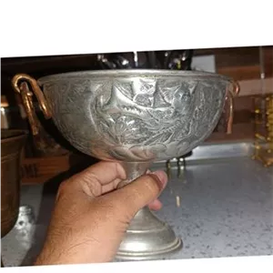 جام مسی دسته دار زیبا طرحدار