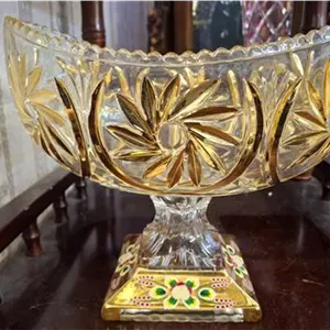 کشکول شکلات یا آجیل خوری طلاکوب