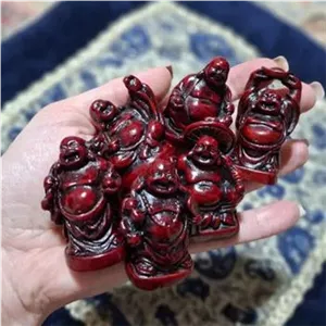 7 عدد مجسمه رزینی بودا با ارسال رایگان