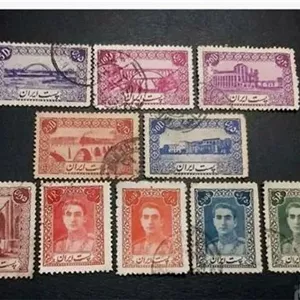 تمبر سری اول پستی پهلوی 1320