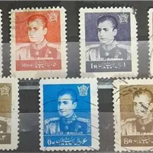 تمبر کامل متمم سری دهم پستی پهلوی سال 1341