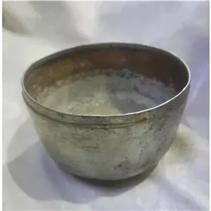 پیاله بزرگ مسی شیره گیری، ابعاد در توضیحات
