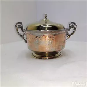قندان مسی قدیمی بادرب برنجی