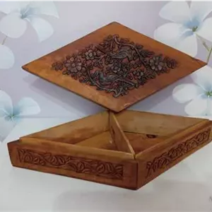 جعبه آباده منبت کاری