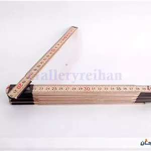 خط کش و متر چوبی تاشو 200 CM قدیمی (کد48708)