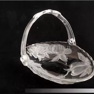 کشکول قدیمی دسته دار آجیل خوری طرح میوه (کد47082)