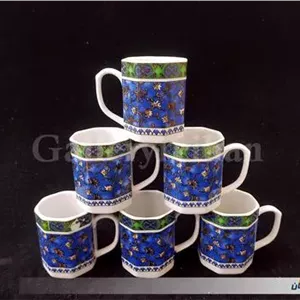6 عدد فنجان قدیمی و زیبا همراه با کارتن (کد48702)