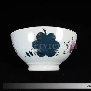 کاسه روسی نقاشی دست قدیمی طرح گل انگوری (کد2190)