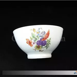 کاسه روسی قدیمی طرح زیبا گل (کد2380)