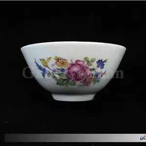 کاسه روسی قدیمی طرح زیبا گل (کد2379)