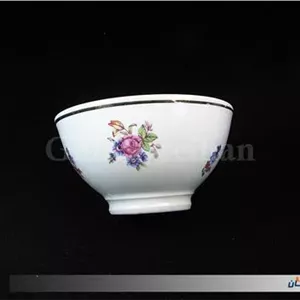 کاسه روسی قدیمی طرح زیبا گل (کد6072)