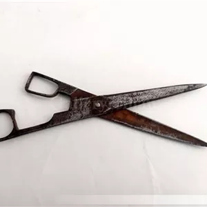 قیچی قلمدان قدیمی و بسیار کمیاب فولادی (کد49024)