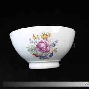 کاسه روسی قدیمی طرح زیبا گل (کد3512)