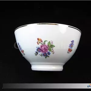 کاسه روسی قدیمی طرح زیبا گل (کد7473)