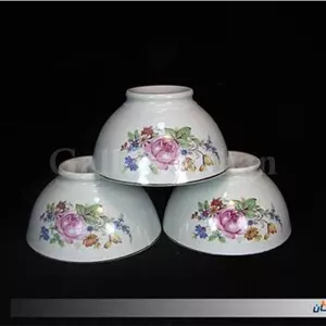 3 کاسه روسی قدیمی طرح زیبا گل (6-6075-5950)