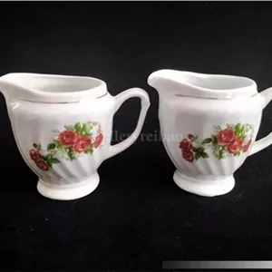 جفت سس خوری یا شکرپاش چینی طرح گل سرخ (کد8-45497)