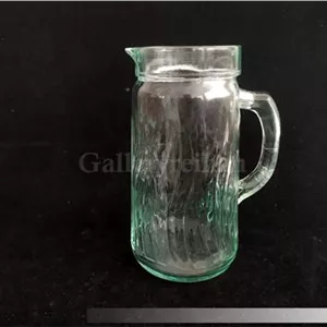 پارچ شیشه ای قدیمی زیبا طرح تنه درخت (کد49396)