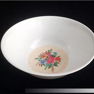 کاسه ملامین قدیمی سایز بزرگ طرح گل 30CM (کد48944)