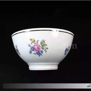 کاسه روسی قدیمی طرح زیبا گل (کد5935)