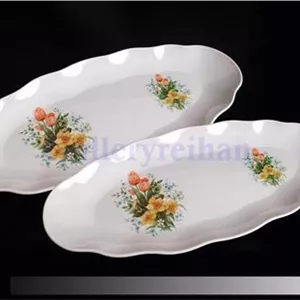 جفت دیس قدیمی ملامین بسیار بزرگ خارجی (14-44113)