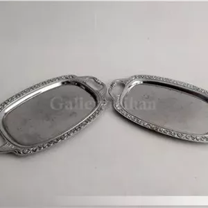 2دیس یا خرما خوری استیل قدیمی زیبا و خاص (کد49196)