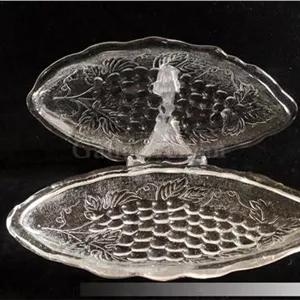 2عدد دیس بلوری یا خرما خوری گل انگوری (کد4-45393)