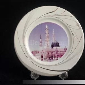 دیوارکوب چینی قدیمی طرح مدینه (کد50173)