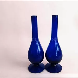گلدان یا گلابپاش قلندری دستساز کبالتی (کد6-44225)