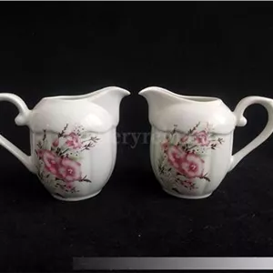 جفت سس خوری یا شکرپاش چینی طرح گل عروس (6-51265)
