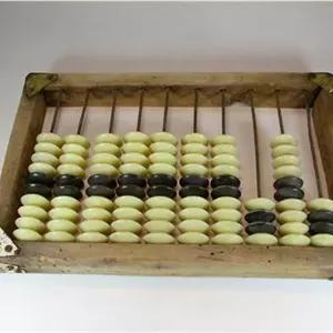 چرتکه دکان های قدیمی با مهره های باکالیت (کد8107)