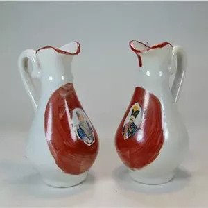 دو عدد پارچ کوچک شاه عباسی لاکی (کد49-17548)