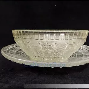 قاب و قدح سایز متوسط زیر و روی قدیمی (کد 6595-6)