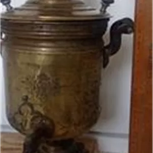 سماور ذغالی روسی مدل سطلی