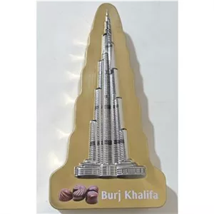 قوطی شکلات برج خلیفه ساخت امارات متحده عربی