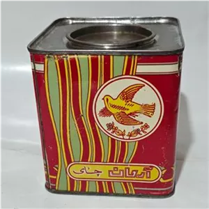 قوطی چای آرمان ساخت ایران دوره پهلوی