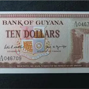 گویان 10 دلار