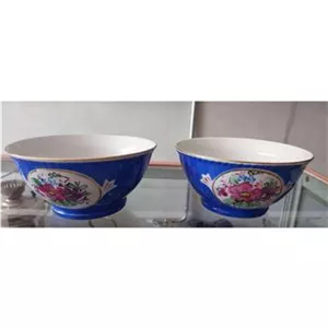2 کاسه قلم آبی آنتیک و کمیاب روس