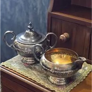 قندان و شکرپاش نوربلین آنتیک